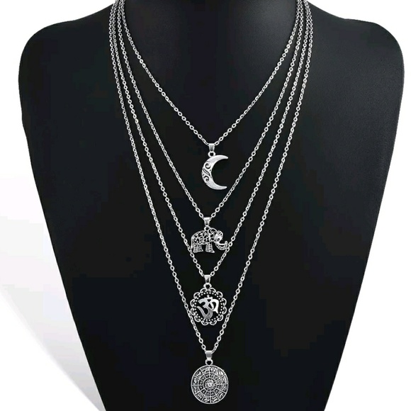 Bohemian Multi-Layer Necklace - Picture 2 of 2